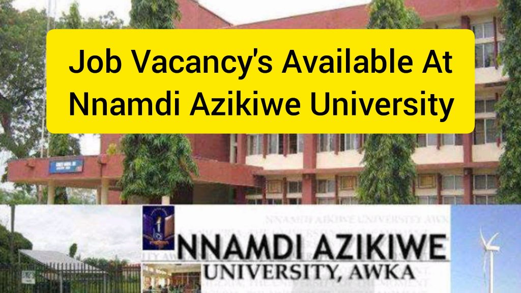 UNIZIK Recruitment 2024 Portal